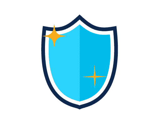 Un escudo azul